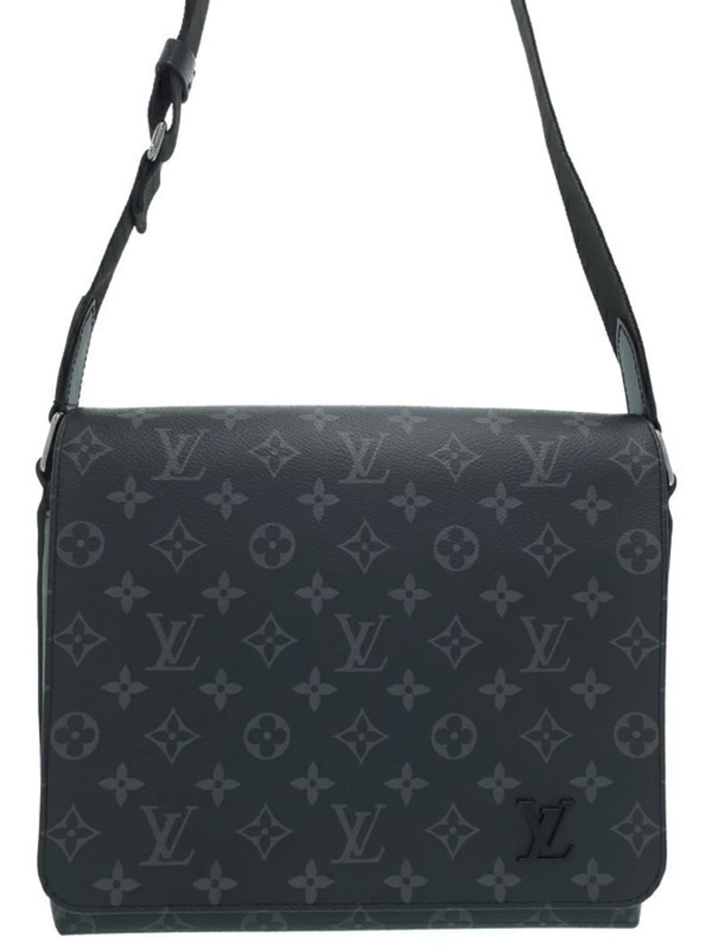 Louis Vuitton Monogram Eclipse Black District Shoulder Bag